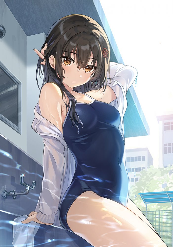 【二次】スクール水着を着た女の子の画像【スク水】　その７